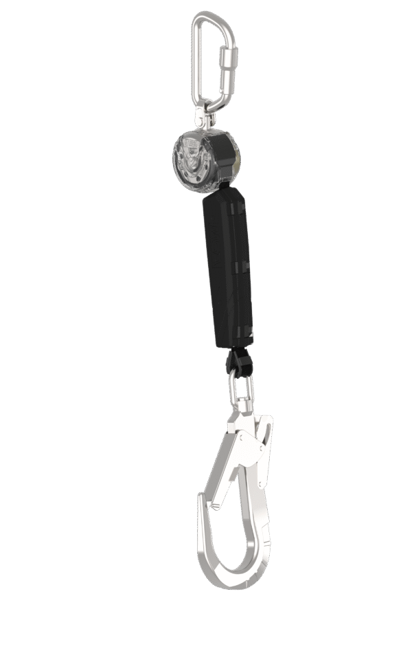 V-TEC Mini PFL, 1.8m, single-leg, AL36CLS swivel aluminum scaffold hook, CE