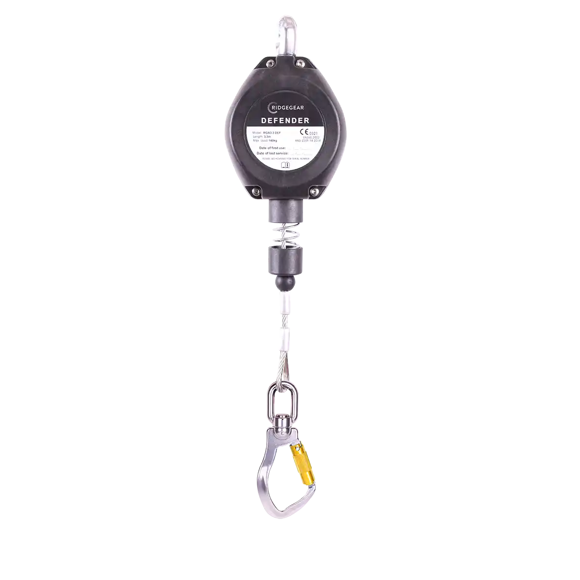RGA3.3 DEF Defender Fall Arrest Block – 3.3m
