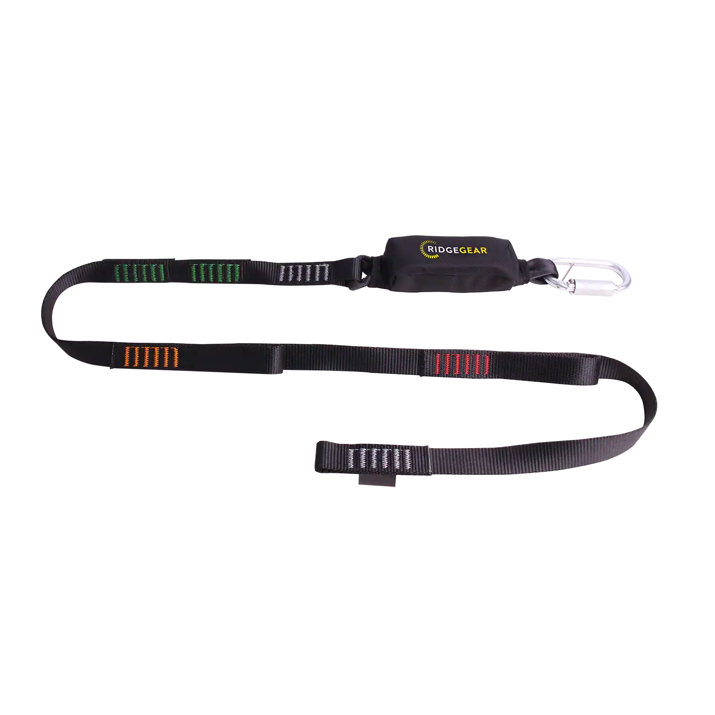RGL30 Single Leg Webbing Tie Back Lanyard & Shock Absorber
