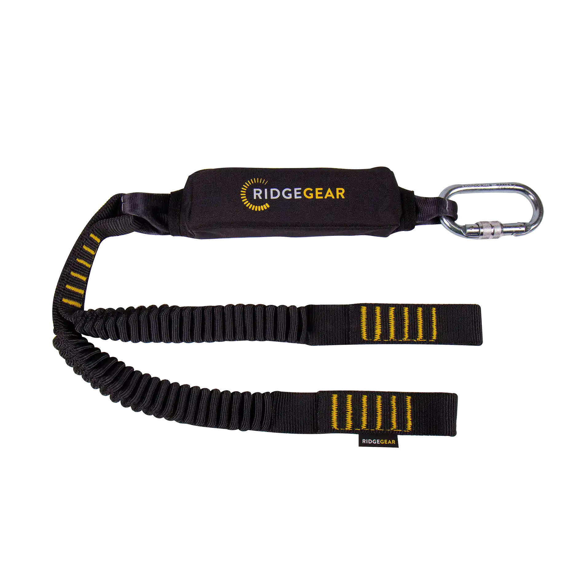 RGL9 Twin Leg Elasticated Webbing Lanyard & Shock Absorber