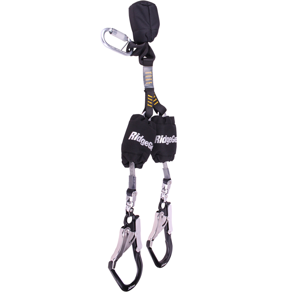 Ridgegear RGL28 Chaser Twin Leg Self Retracting Lanyard