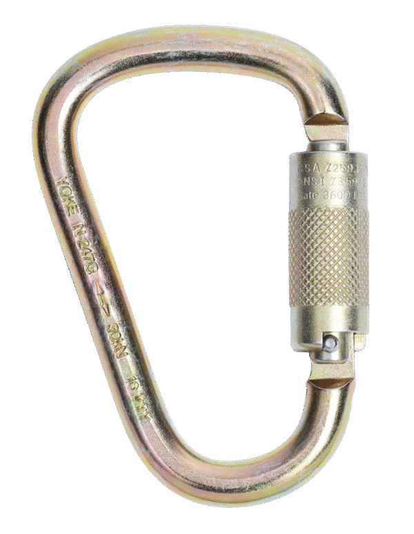 Steel Autolock Carabiner, 25 mm Gate